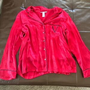 Matching red victoria’s secret pajama set. Size small